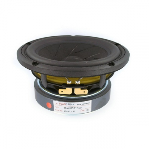 15W 8531K00 Scan Speak Tief-Mitteltöner Revelator Midwoofer - Sliced Paper Cone - 8 ohm a